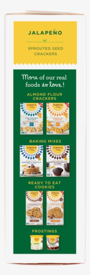 Simple Mills Black Pepper Almond Flour Crackers, 120g