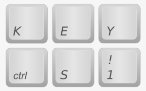 Computer Vector Image Public Domain Vectors - Computer Keyboard Keys Vector