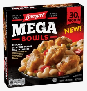 Chicken Jalapeno Pepper Mac 'n Cheese - Banquet Mega Bowls