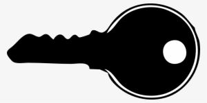 Onlinelabels Clip Art - Key Clipart Black