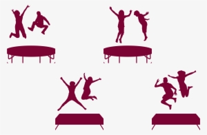 Silhouette At Getdrawings Com Free For Personal - Trampolining Clipart