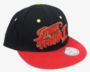 Become A Capcom Champ And Get Some Retro Street Fighter - Street Fighter Classic Logo Snapback Black Cap