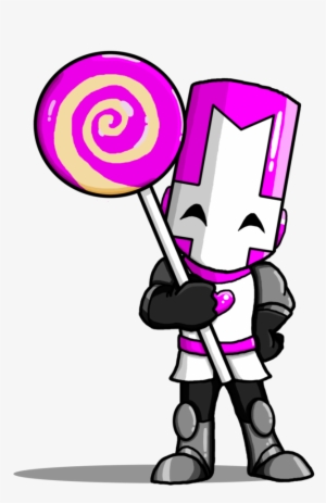 Castle Crashers Pink Knight By Angryoldbat-d6qyx9s - Cartoon