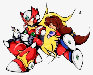 Mega Man Xtreme 2 Maverick Hunter Rockman Exe Ws Mega - Zero And Iris Megaman