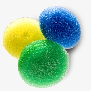 Scouring Pads Plastic 3 Pack - Plastic