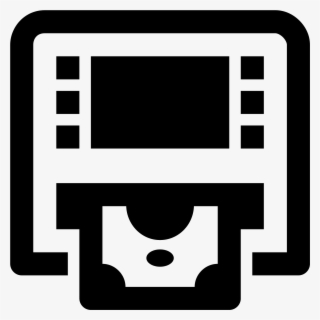 It's A Rectangle With A Cut-out Image As If Posted - Atm Icon Free