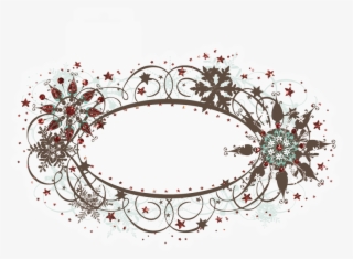 Oval Christmas Designs - Christmas Oval Borders And Frames