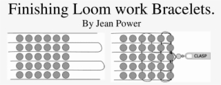 Finishing Loom Work Bracelets - Number