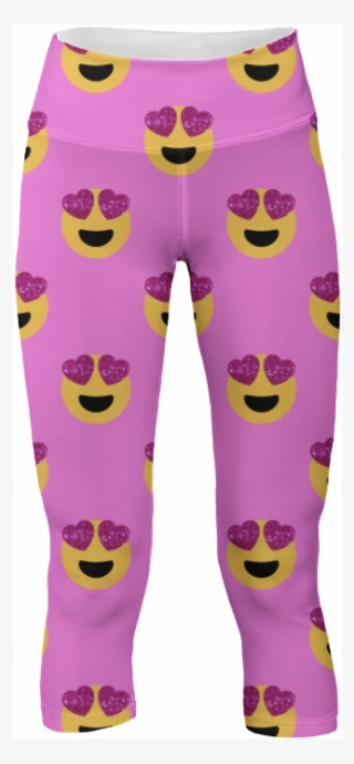 00 Design By Gossiprag - Heart Eyed Emoji Shower Curtain