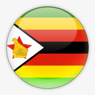 Download Flag Icon Of Zimbabwe At Png Format - Zimbabwe Flag Round Png