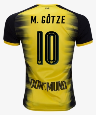 Puma Mario Gotze Borussia Dortmund European Home Jersey - Bvb Champions League Trikot 2017 18