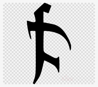 Gothic Runic Inscriptions Clipart American Gothic Gothic - Peso Sign Clip Art