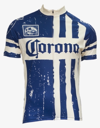 Corona Striped Cycling Jersey - Corona Extra Beer - 24 Pack, 12 Fl Oz Bottles