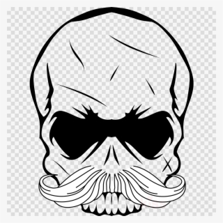 Download Skull With Mustache Png Clipart Skull Clip