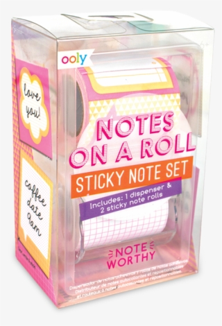 Notes On A Roll Sticky Note Set - Ooly Notes On A Roll Sticky Note Set