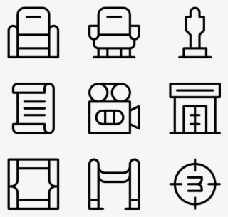 Cinema - Real Estate Icon Png