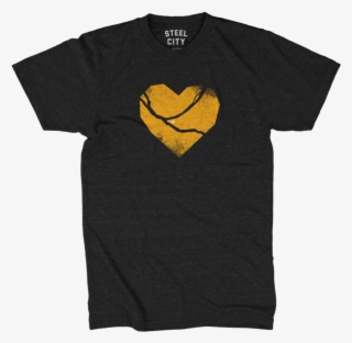 Broken Heart T-shirt - Stronger Than Hate Shirt Pittsburgh