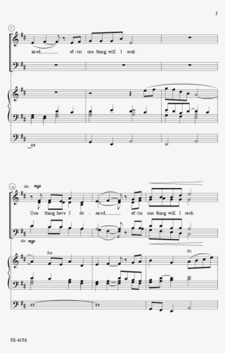 One Thing Have I Desired Thumbnail - Doctor Who Together Or Not At All Sheet Music