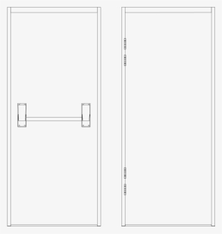 Single Fire Exit Doors - Door