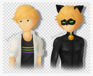 Cat Noir Y Adrien Png Clipart Miraculous - Miraculous Tales Of Ladybug And Cat