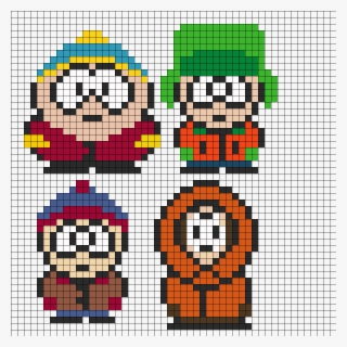 South Park Perler Bead Pattern