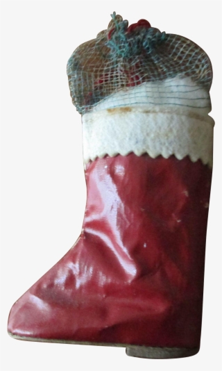 Santa Boot Candy Container 5 Quot From Theorphanage - Virginia