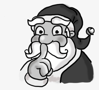 A Holiday Guide To Finding The Most Meaningful Secret - Secret Santa Black And White