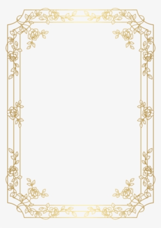 Free Png Deco Border Frame Png Png Images Transparent - Border Design Transparent Background