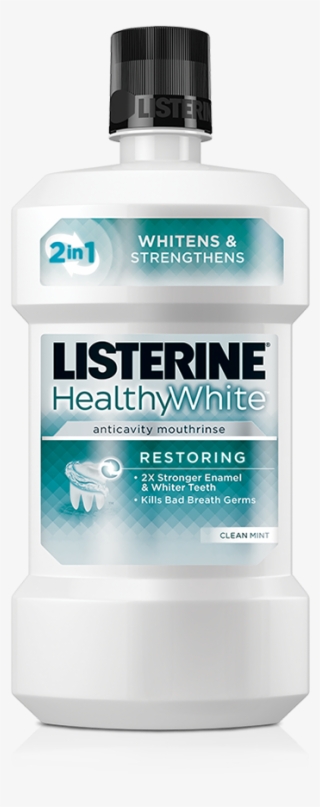 Listerine® Healthy White™ Restoring Anticavity Mouthrinse - Potassium ...