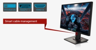 Asus Mg24uq 23.6" 4k Ultra Hd Ips Black Computer Monitor