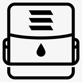 This Looks Like A Square With A Drop Of Blood In The - Icon