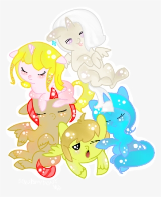 Squishypony, Cuddle Puddle, Cuddling, Fi, Foal, Ghirahim, - Illustration