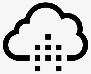 Moderate Rain Icon - Sad Cloud