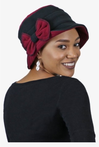 Lady Anne Fleece Cloche Hat - Fleece Cloche Hat For Women Warm Winter Dressy Bow