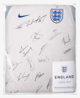 Official England 2016 Squad Signed Home Shirt - England Signed Soccer Shirt
