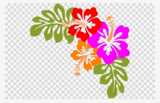 Hawaiian Flowers Png Clipart Hawaii Clip Art - Transparent Background Hawaiian Clip Art