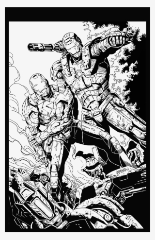 Ironman And Wm Ink - Iron Man Inked Cover