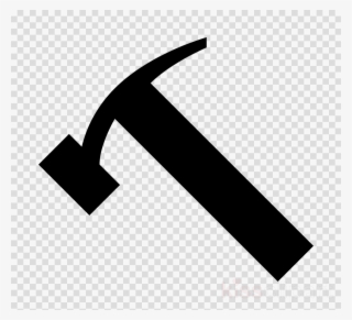 Black Hammer Png Clipart Hammer Clip Art - Clear Background Heart Icon Transparent