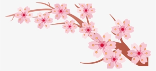 Cherry Tree Branch Png Svg Library Stock - Cherry Blossom