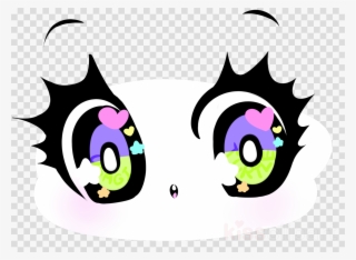 Desu Eyes Png Clipart Kawaii Eye Clip Art - Eye