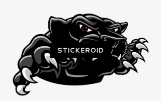 Black Panther Logo - Clear Background Mascot Logo