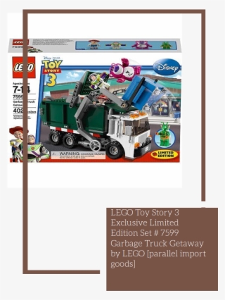 Lego Toy Story 3 Exclusive Limited Edition Set - Lego 7599 Toy Story Garbage Truck Getaway