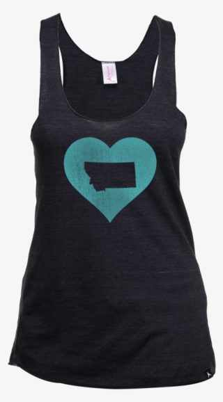 Aspinwall Heart Tri Black Womens Tank - Active Tank