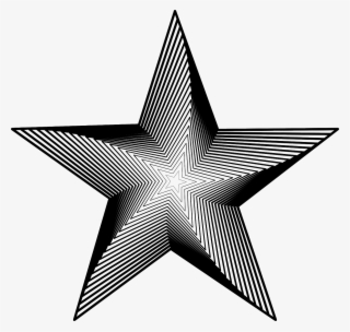 3 Stars - Black Star 3d Png
