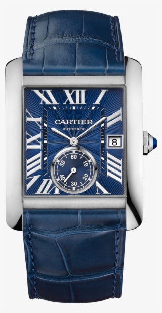 Tank Mc Watchsteel, Leather - Cartier Male Tank Mc Watch