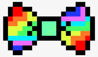 Rainbow Bowtie - Bow Tie Pixel Art