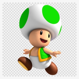Green Toad Mario Png Clipart Super Mario 3d World Toad - Toad Super Mario Png