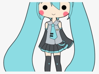 Hatsune Miku Clipart Simple - Drawing