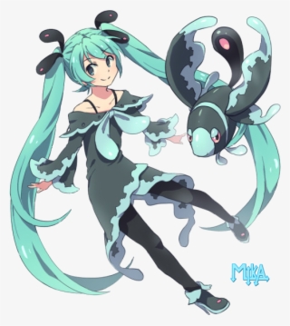 Resultado De Imagem Para Vocaloid Miku Png - Hatsune Miku X Pokemon