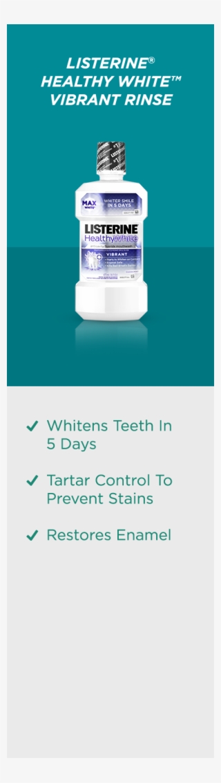 Choose Your Solutions For Healthy Whitening - Listerine Untuk Gigi Putih